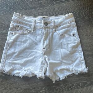 Judy Blue White Denim Shorts